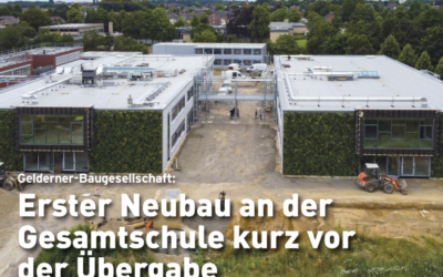 Erster Neubau an der Gesamtschule kurz vor der Übergabe