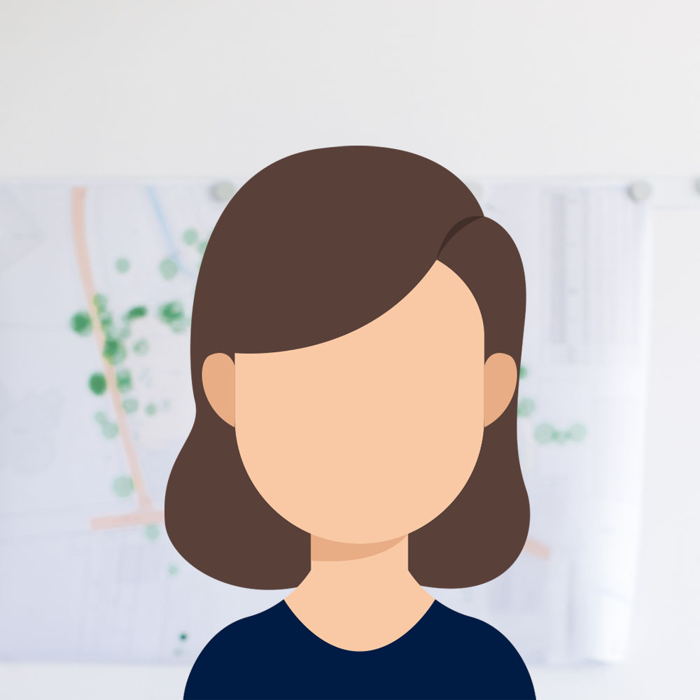 Portrait-Dummy einer Angestellten